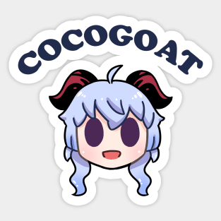 Genshin Impact Ganyu cocogoat Sticker